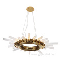 Indoor Decorative Glass Led Chandelier Pendant Lamp